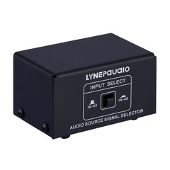 B101 2 In 1 Out (1 In 2 Out) Audio Source Signal Selection Switcher Computer Speaker RCA Lossless Audio Source Switcher, B101