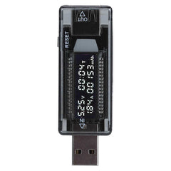 KWS-V21 QC2.0 USB Current Voltage Tester Charge Detector, Multimeter, Power Capacity Meter, KWS-V21