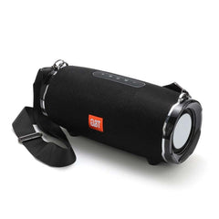 T&G TG187 Portable Waterproof Wireless Bass Surround Bluetooth Speaker with Shoulder Strap, Support FM / TF Card