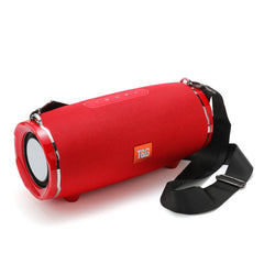 T&G TG187 Portable Waterproof Wireless Bass Surround Bluetooth Speaker with Shoulder Strap, Support FM / TF Card