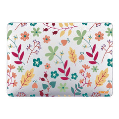 ENKAY Flower Series Pattern Laotop Protective Crystal Case For MacBook Air 13.3 inch A1932 / A2179 / A2337, For MacBook Air 13.3 inch A1932 / A2179 / A2337