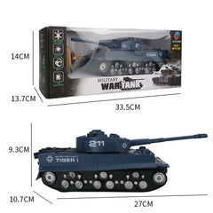 MoFun 369 Remote Control Tank 1:32 Four-way RC Vehicle, Blue, Green, Yellow