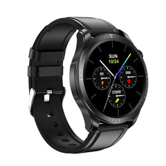 E420 1.39 inch Color Screen Smart Watch,Leather Watchband,Support Heart Rate Monitoring / Blood Pressure Monitoring