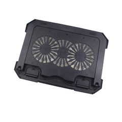 S900 Dual USB Ports Adjustable Height RGB Laptop Cooling Pad Stand, S900
