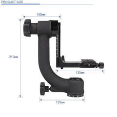 C022 Horizontal 360 Degree Gimbal Tripod Ball Head