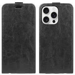 R64 Texture Single Vertical Flip Leather Phone Case, For iPhone 16 Pro, For iPhone 16 Plus, For iPhone 16, For iPhone 15 Pro Max, For iPhone 15 Pro, For iPhone 15 Plus
