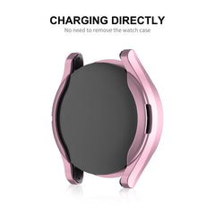 ENKAY Hat-Prince Electroplated Soft TPU Case + 0.2mm 9H Glass Screen Protector, For Samsung Galaxy Watch6 Classic 47mm, For Samsung Galaxy Watch6 Classic 43mm