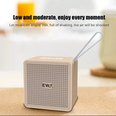EWA A105 High Hidelity Bluetooth Speaker, Small Size High Power Bass, TWS Bluetooth Technology Support TF