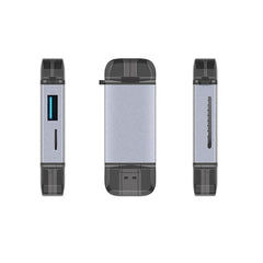 Typce-C+USB+Micro USB OTG Card Reader