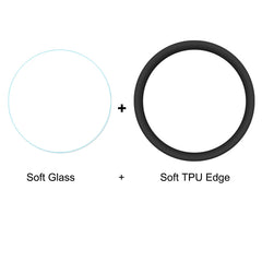 ENKAY Hat-prince 3D Full Screen Soft TPU Edge + Soft Glass HD Screen Protector Film, For Galaxy Watch Active 2 40mm, For Galaxy Watch Active 2 44mm