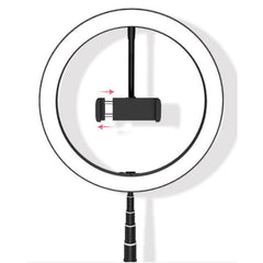 Portable Collapsible Studio-Level Professional Fill Light Mobile Phone Bracket LED Ring Light