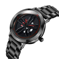 SANDA1009 Watch Man Student Casual Waterproof Steel Band Watch Man