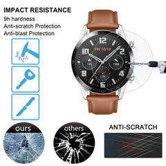 For HUAWEI Watch GT 2 46mm (2019) ENKAY Hat-Prince 0.2mm 9H 2.15D Curved Edge Tempered Glass Film, For HUAWEI Watch GT 2 46mm (2019) (1 PC), For HUAWEI Watch GT 2 46mm (2019) (2 PCS)