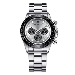 OCHSTIN Augusten 6103B Multi Function Quartz Watch Sports luminous Waterproof Watch Calendar Steel Band Men Watch