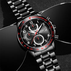 OCHSTIN 6112 Men Multi Function Watch Fashion Sports Business Calendar Luminous Men Watch Quartz Watch Steel Watch