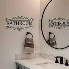 Waterproof Bathroom Wall Sticker – PVC Home Decor