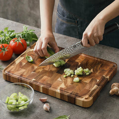 HEZHEN End Grain Cutting Board For Home Cooks