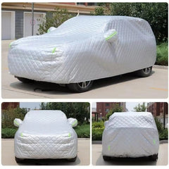 Eliteridegear hail protector car cover, waterproof and breathable, full set designed to shield vehicles from hail damage.