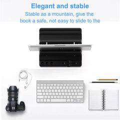 ANMONE Vertical Laptop Stand With Adjustable Dock For Home