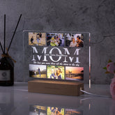 Custom Photo Text 3D Acrylic Lamp For Mom Dad Gift