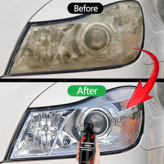 Eliteridegear car headlight polishing agent and scratch remover fluid kit for headlight renewal and maintenance.