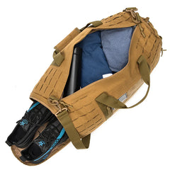Eliteridegear QT&QY 40L sport gym bag with multiple compartments, tactical design, and sturdy handles for travel and fitness use.