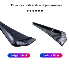 A Pair Car Side Fender Spoiler Wind Knife Side Gills Universal Air Vent Decorative Side Wing Stickers Trim Accessorie