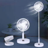Haoyunma Camping Telescopic Portable USB Folding Fan Remote