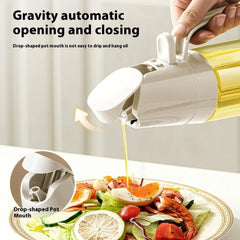 Choice 2in1 Glass Olive Oil Sprayer 500ml For Air Fryer Precise Spray And Pour Mess Free Cooking