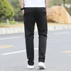 Mens Slim Fit Cotton Chino Pants CN Zhejiang Stretch