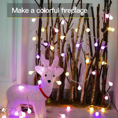 Loamlin WS2812B Vibrant LED Globe String Lights IP67 Decor
