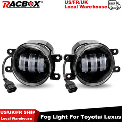 Eliteridegear 3-inch 30W LED fog light with 6000K white flat driving beam for off-road vehicles.