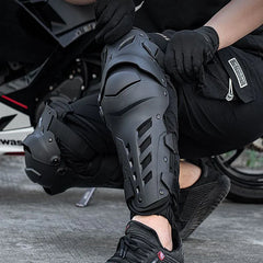 Eliteridegear SULAITE motorcycle knee pads protective gear for motocross, showing padded knee guards designed for motorcycle riding.