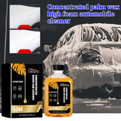 Eliteridegear Carnauba Wax Car Wash 100ml concentrated detailing liquid with a bright pink car in the background