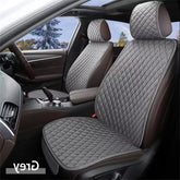 Eliteridegear universal flax car seat cover set with front and rear cushions, breathable and comfortable protector mat.