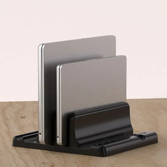 ANMONE Vertical Laptop Stand With Adjustable Dock For Home