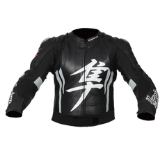 Suzuki Hayabusa Motorcycle Black Leather Jacket