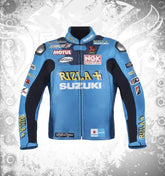 Suzuki Rizla Motorcycle Racing Leather Jacket