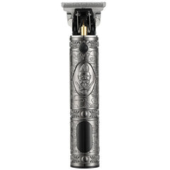 VGR V-228 5W USB Retro Engraving Hair Clipper with LED Digital Display, V-228 (Bronze), V-228 (Silver)