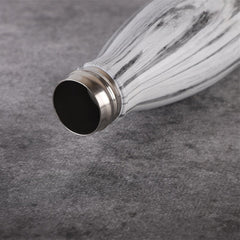 Thermal Cup Vacuum Flask Heat Water Bottle Portable Stainless Steel Sports Kettle, 500ml