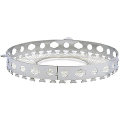 2 PCS Stainless Steel Gas Circle for Gas Cooker Fireproof Windproof Gas Energy Saving Hood Kitchen Accessories, Steel Gas Circle