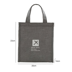 Portable Lunch Picnic Portable Food Insulation Storage Bag, S 20x23x14cm