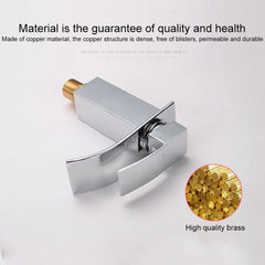KOEN Waterfall Bathroom Faucet Sinks Mixer Tap Cold And Hot Water Tap, KOEN Waterfall Bathroom Faucet
