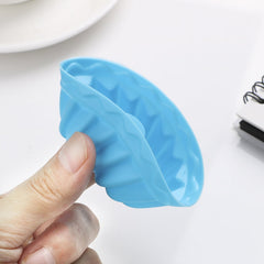 12 pcs Thread Shape Baking Jelly Mould Silicone Pudding Cupcake Muffin Donut Mold, Thread Shape