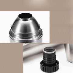 Outdoor Travel Household Stainless Steel Vacuum Insulation Pot, 1L