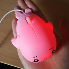 Cute Cartoon Wired Mouse Girl Office Home Laptop Mouse