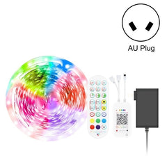 Bluetooth Suit Smart Music Sound Control Light Strip Non-waterproof 5050 RGB Colorful Atmosphere LED Light Strip With 24-Keys Remote Control, 5M 150 LEDs, 5M 300 LEDs, 10M 300 LEDs, 10M 600 LEDs, 15M 450 LEDs, 15M 270 LEDs