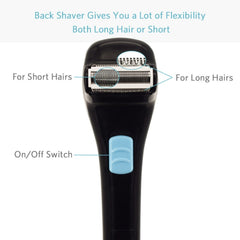 Foldable Long Handle Electric Shaver On Back, Electric Shaver