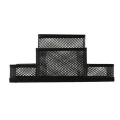 Desk Holder Organizer Metal Mesh Style Pencil Pen Holder Storage Box Home Storage Organization, Size: 15.5x10.2x10cm, Desk Holder