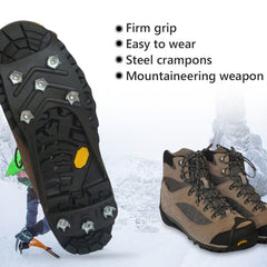 8 Teeth Ice Claw Outdoor Non-slip Shoes Covers for Ice Snow Ground, M(35-40 Yards), L(41-45 Yards)